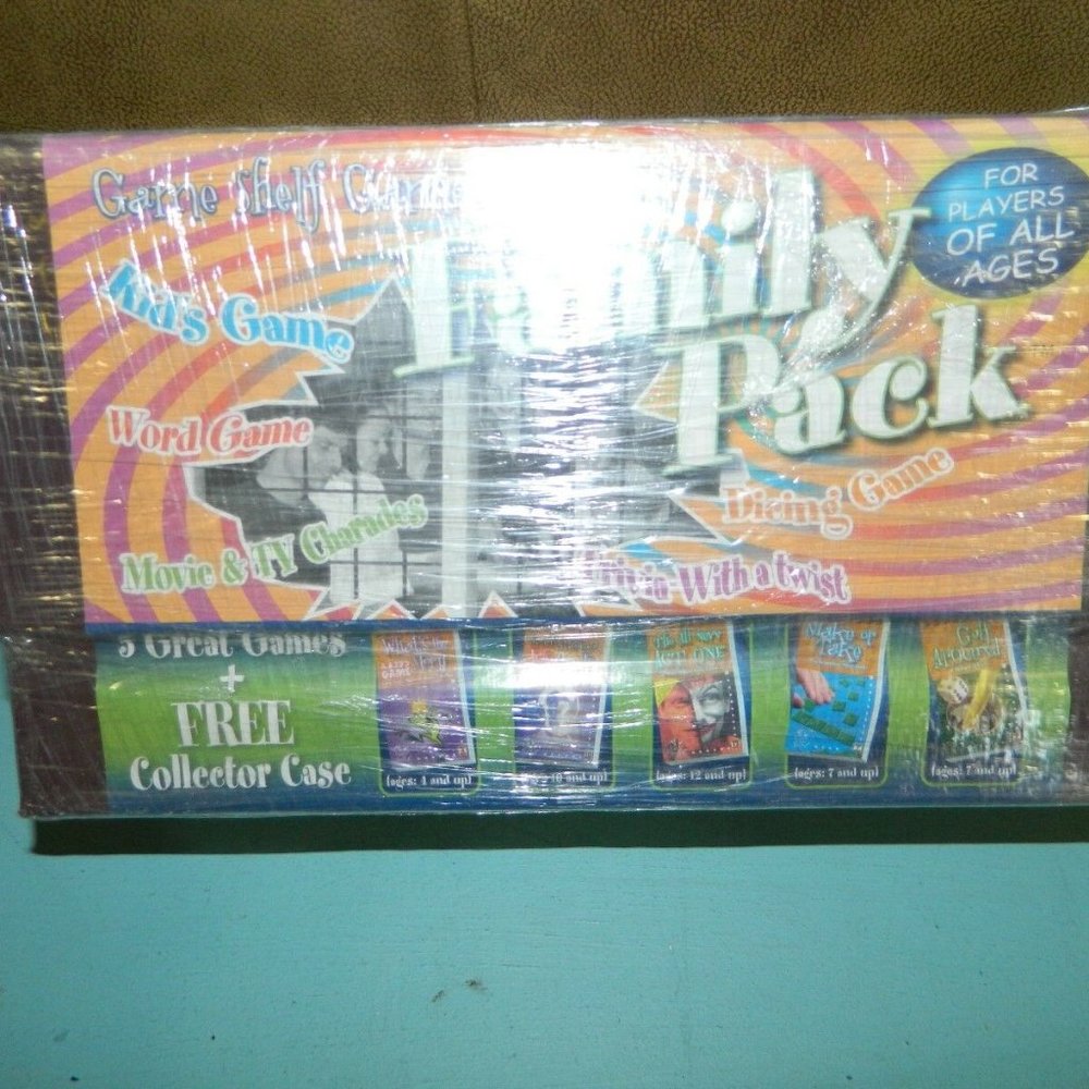 Family Pack 5 Games 2002 New, Golf Around, Who's the Story...
